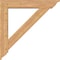 Ekena Millwork Traditional Traditional Smooth Bracket w/ Offset Brace, Western Red Cedar, 7 1/2"W x 42"D x 42"H BKT0806X42X42TRA01SWR - alternate 3